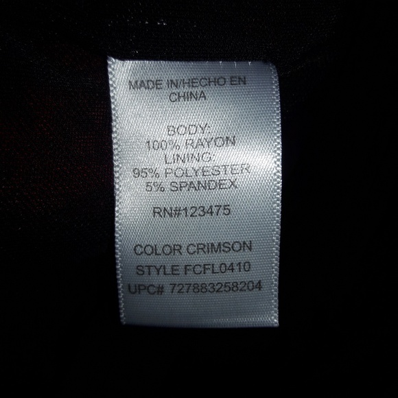 French Connection Sleeveless Ruched Red Dress - Picture 3 of 7